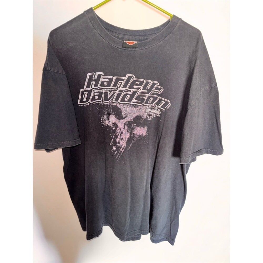 Harley-Davidson T-Shirt Men's L Black Silverton CO Dealer Skull Graphic
